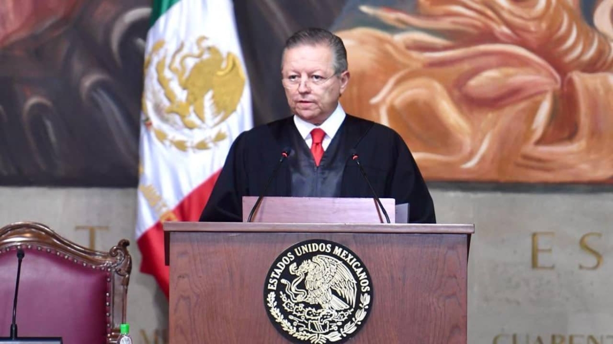 Arturo Zaldívar, ministro presidente de la SCJN, rinde tercer informe de labores