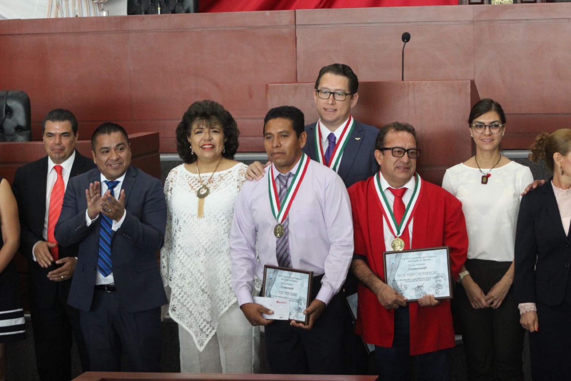 Entregan diputados Presea al Mérito Docente Profesor y General Otilio Montaño Sánchez 2019