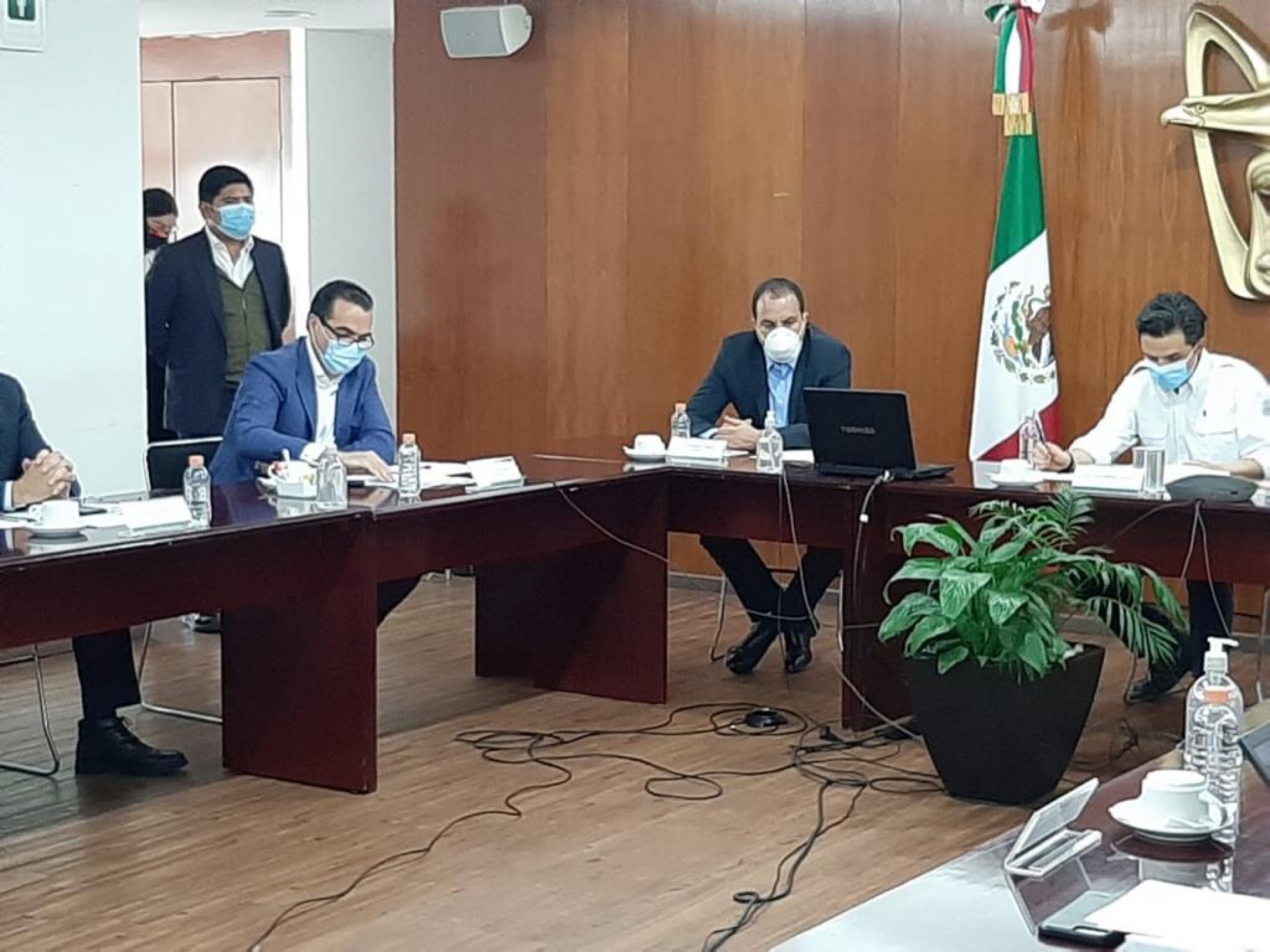 Coordinan acciones Gobierno de Morelos y el IMSS para hacer frente al covid-19