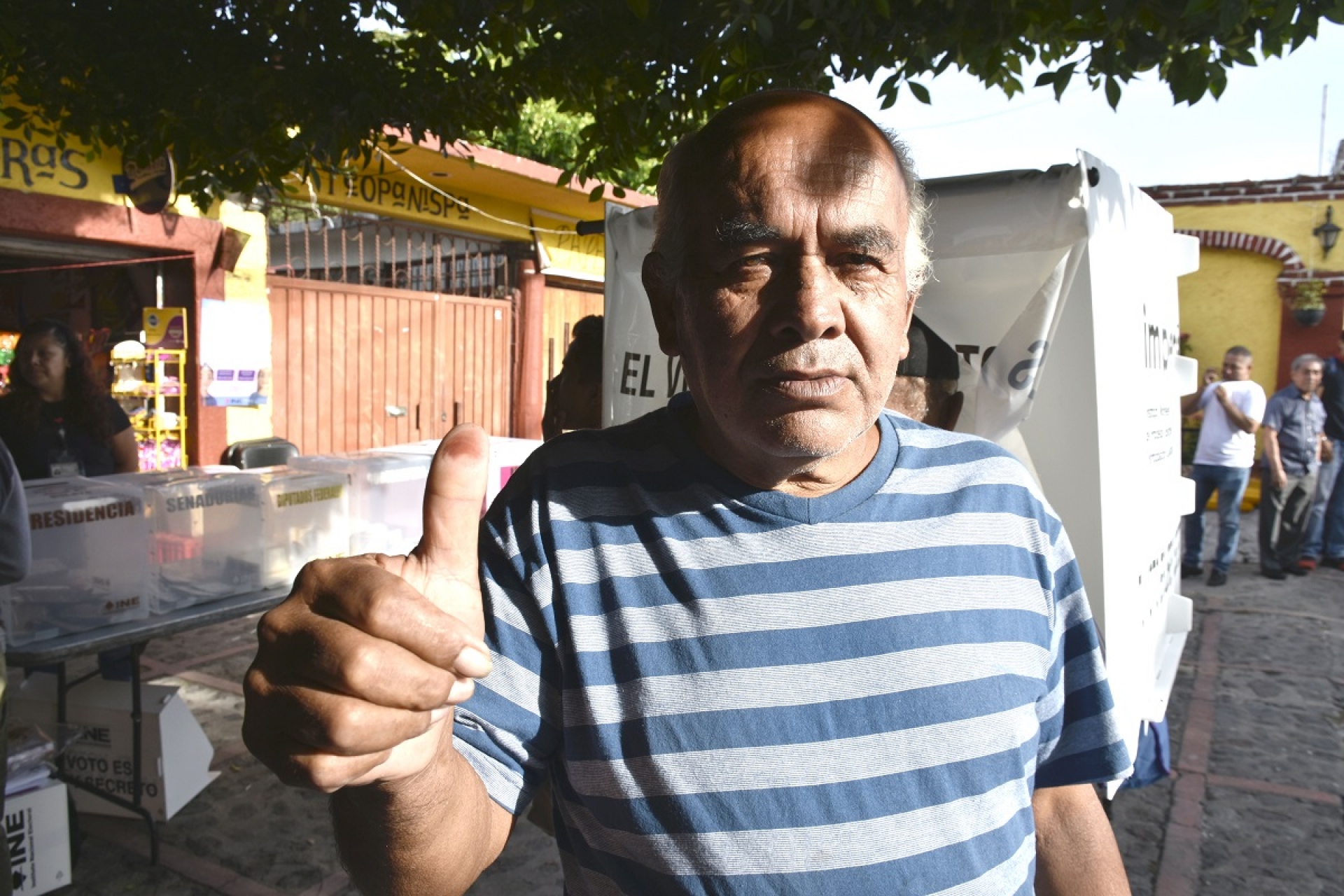 Las votaciones de 2018 en San Antón