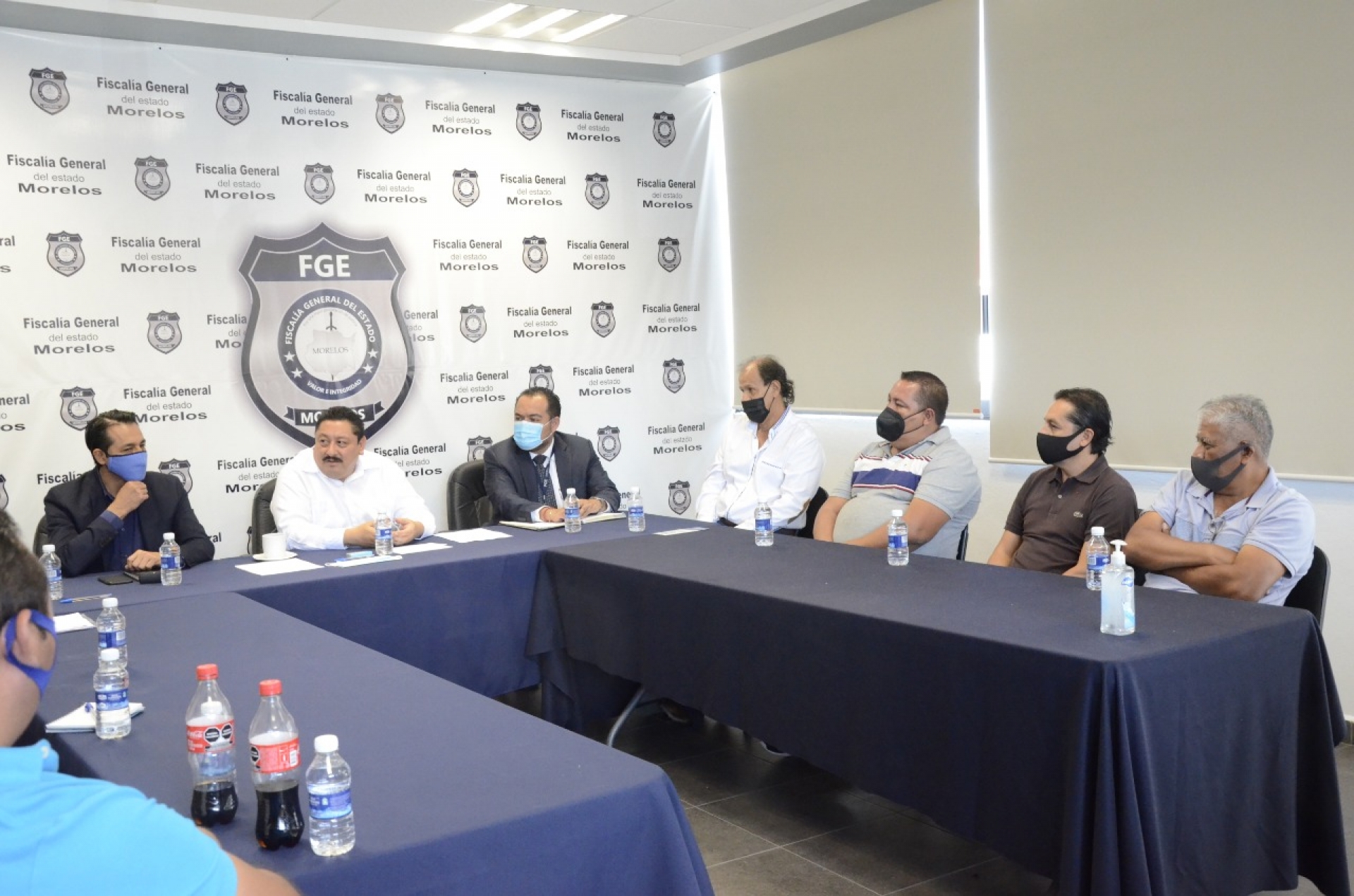 Atiende fiscal general a transportistas; inician denuncia por quema de unidad