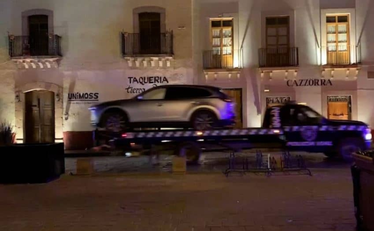Identifican cuerpos abandonados frente al Palacio de Gobierno de Zacatecas