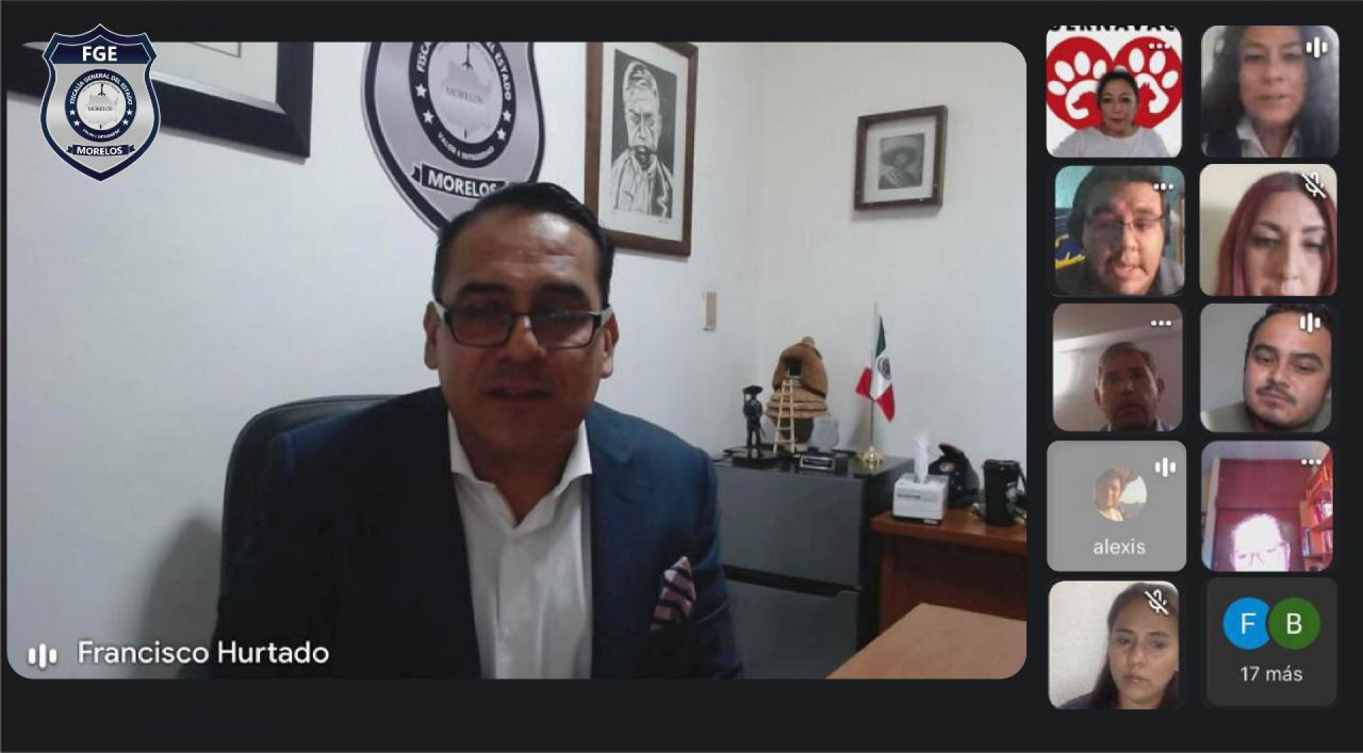 Realizan FGE y organizaciones civiles curso sobre maltrato animal