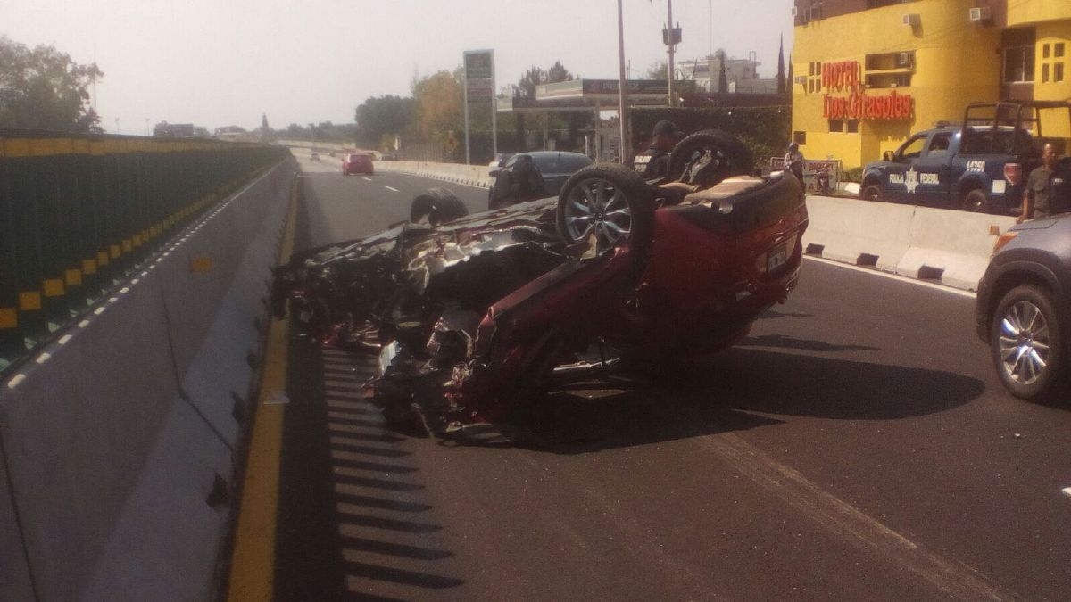Choque en el Paso Exprés deja un herido