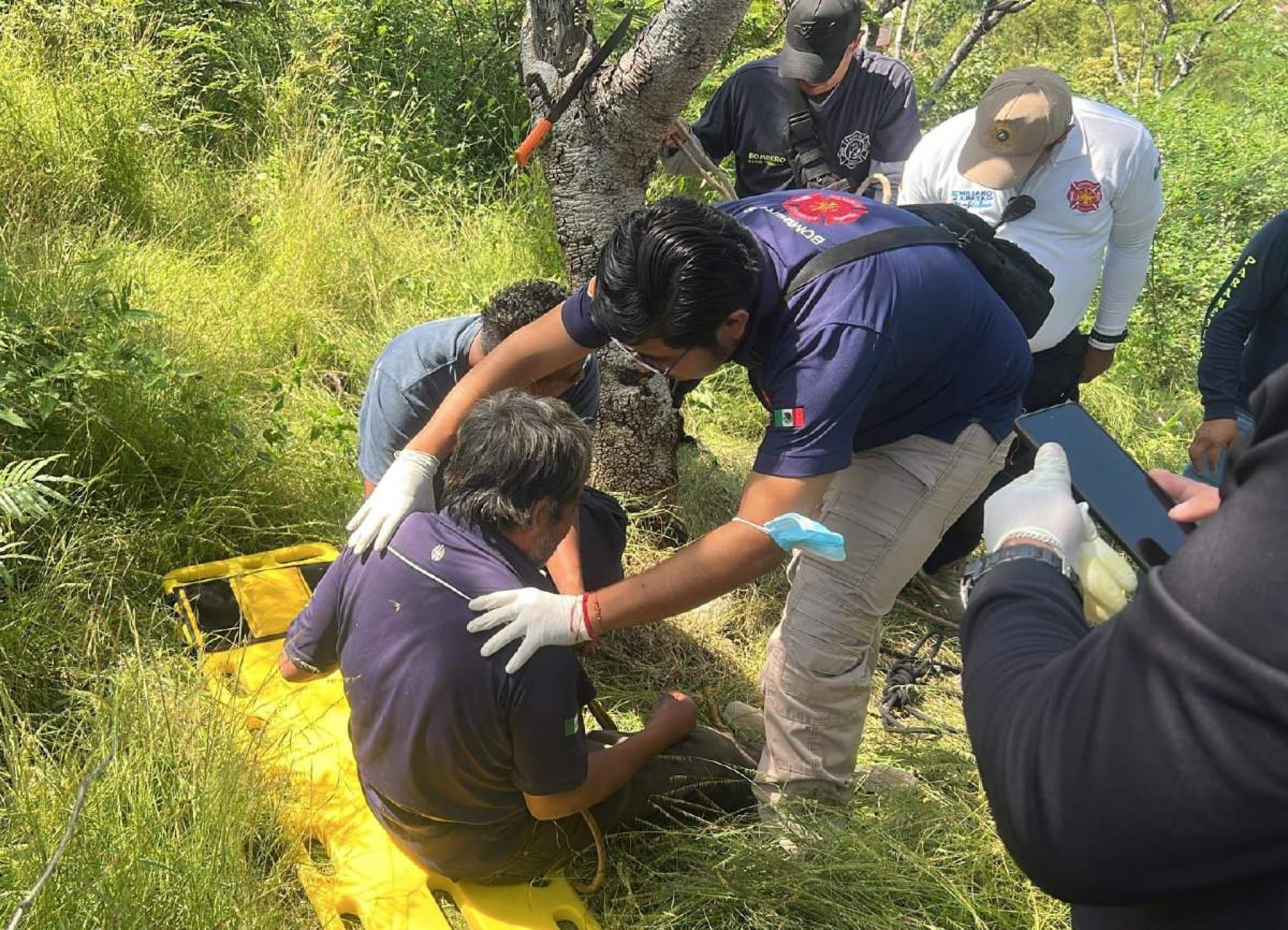 Sufrió golpes durante una caída