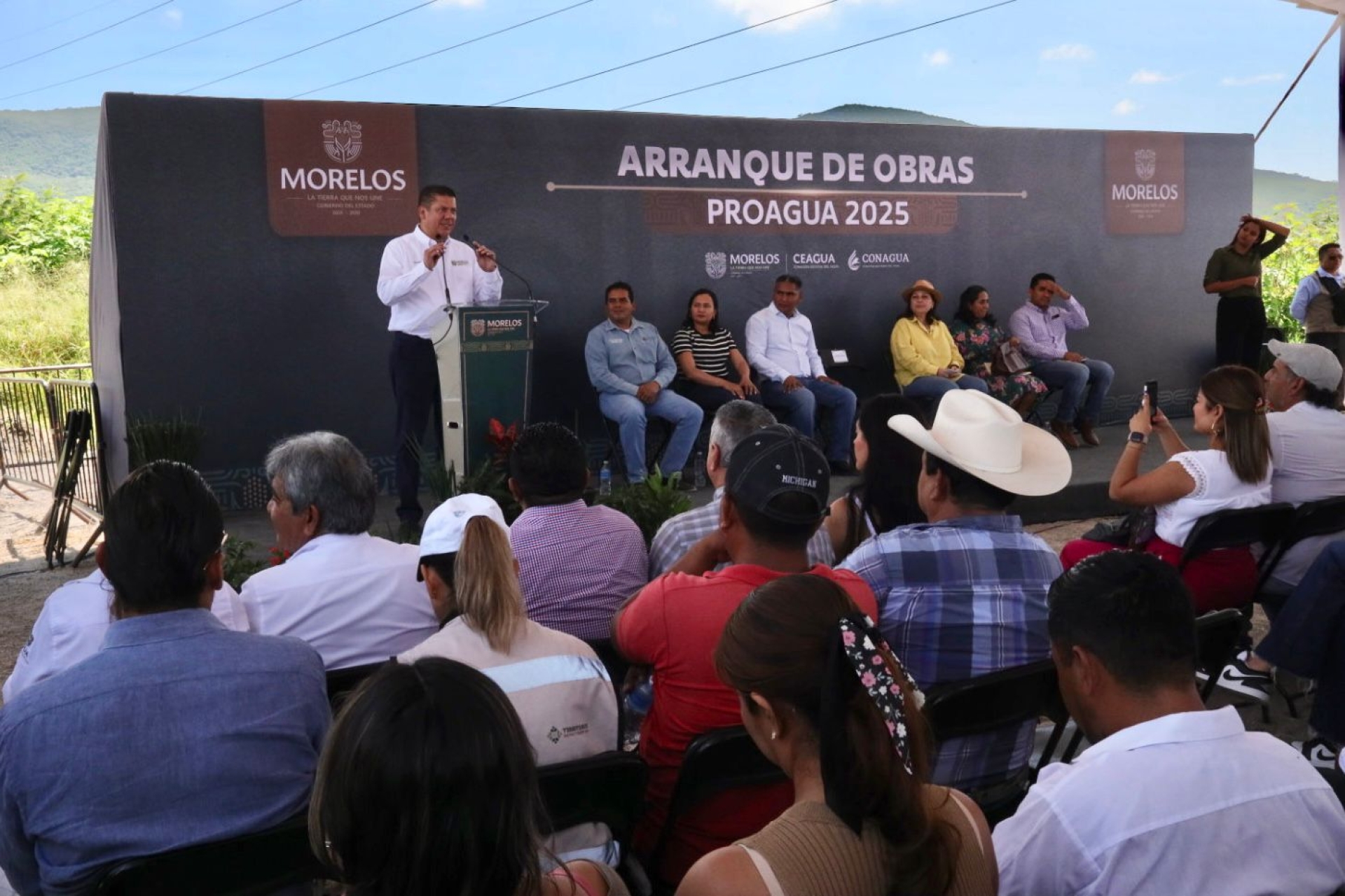 Inicia Gobierno de Morelos perforación y aforo de pozo profundo de agua potable en Emiliano Zapata