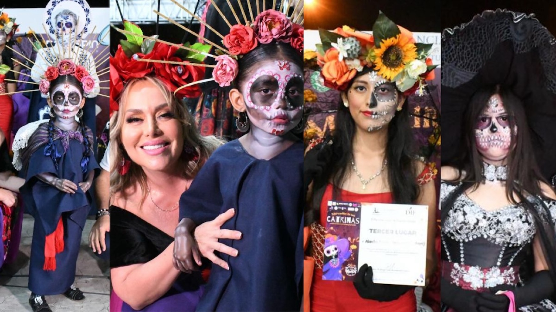 Concurso de Disfraces Ilumina el "Festival de los Muertos" en Cuautla