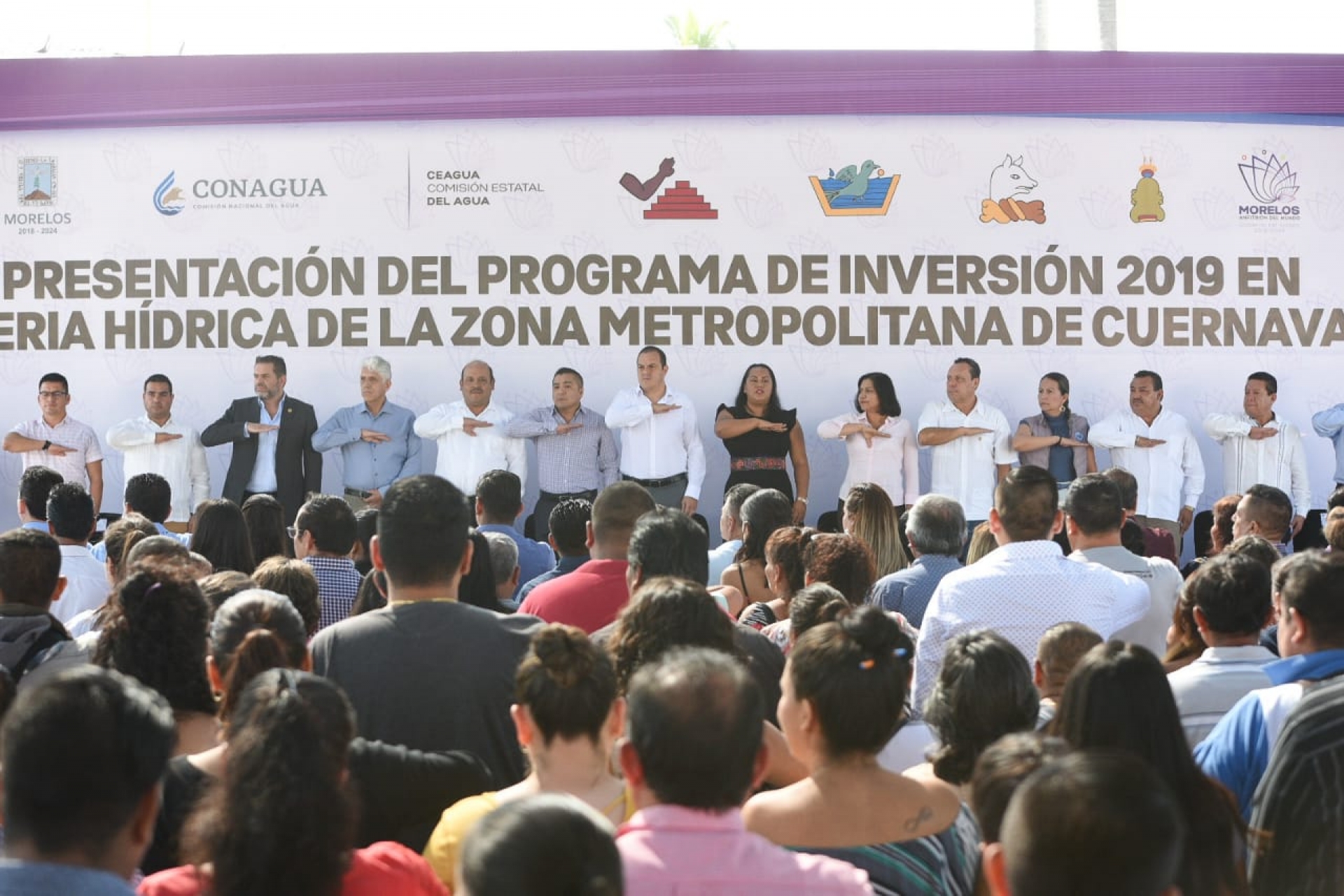 Presentan programa de inversión 2019 en materia hídrica de la ZM de Cuernavaca