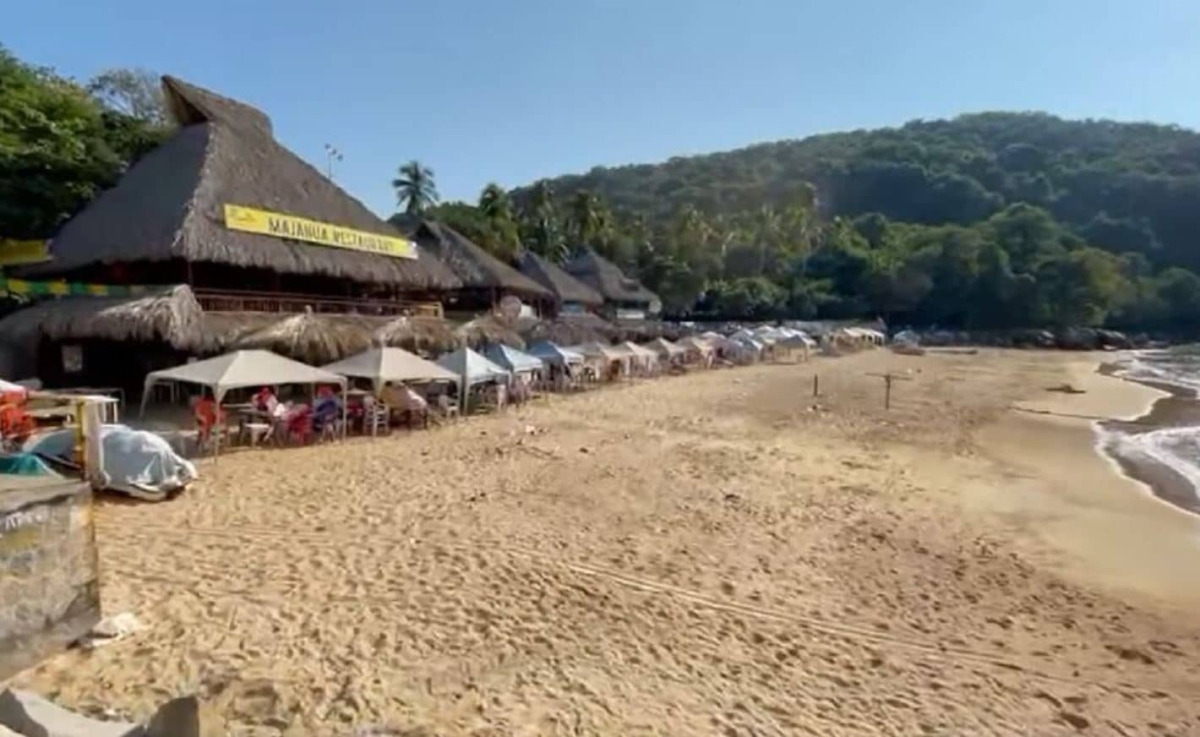 Balacera en playa Majahua, Acapulco, deja un muerto y un herido