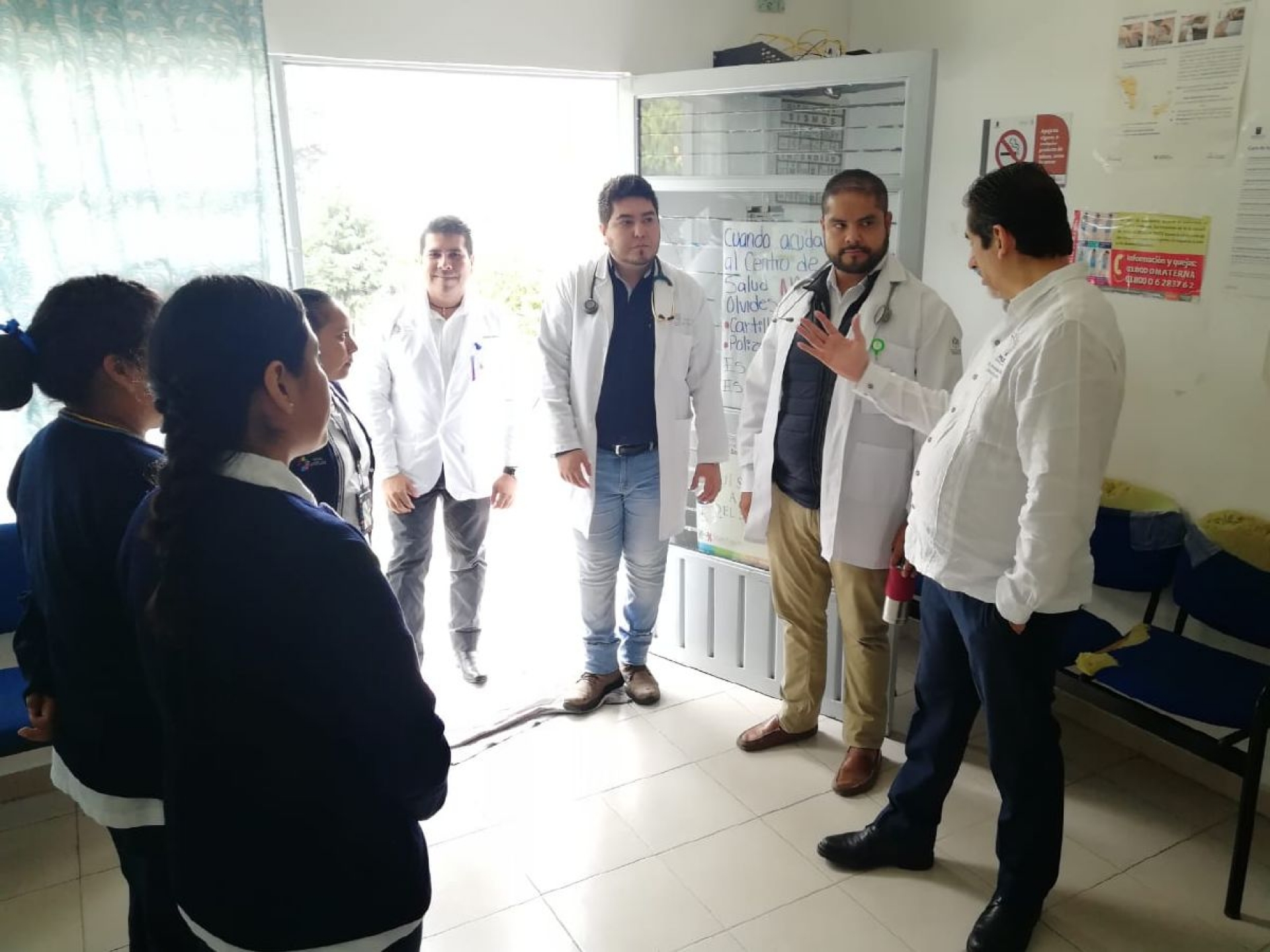 Recorre Cantú Cuevas centros de salud en Ocuituco, Yecapixtla y Tetela del Volcán