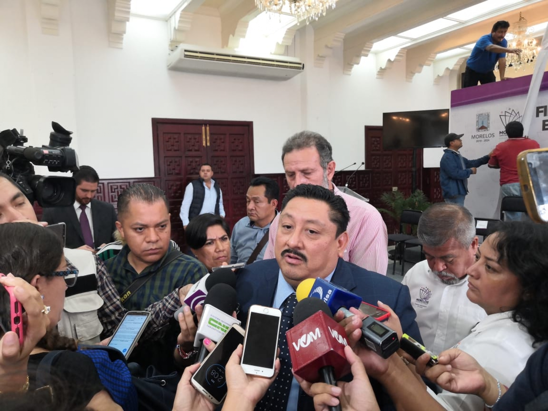 Continúa FGE revisión de videos sobre hechos violentos en el centro de Cuernavaca