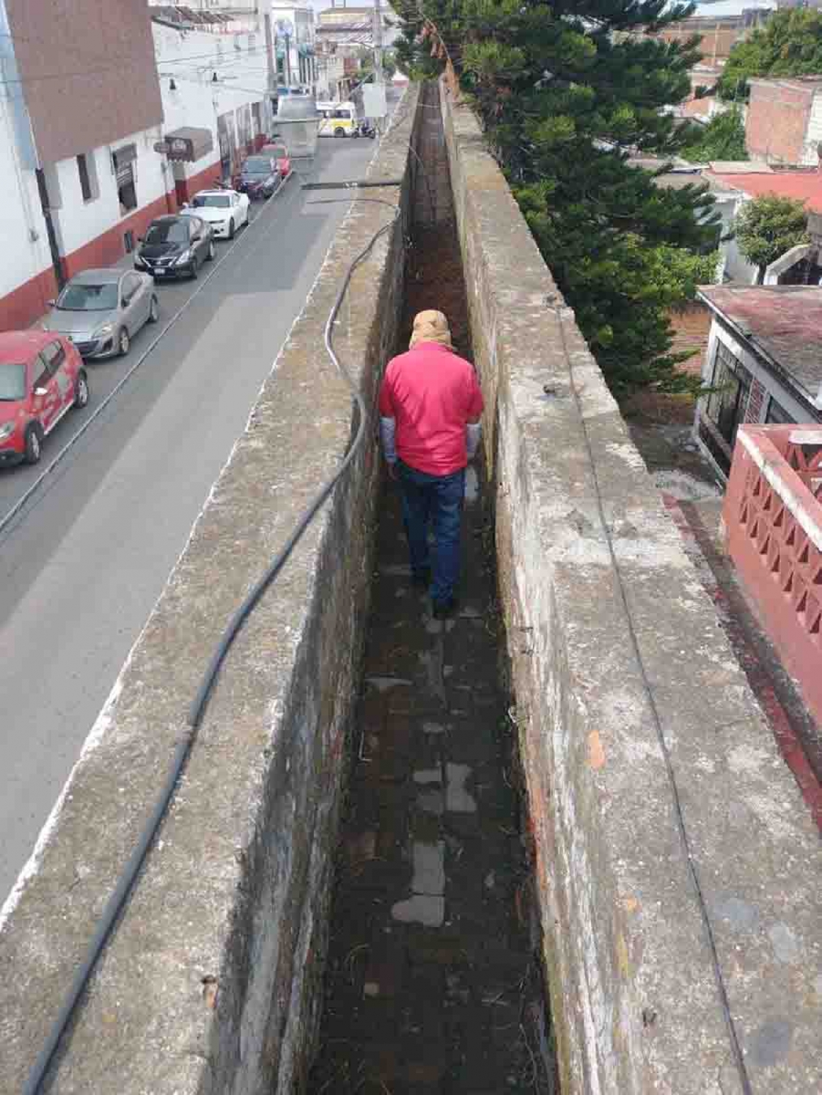 Continúa rescate de acueducto considerado monumento histórico