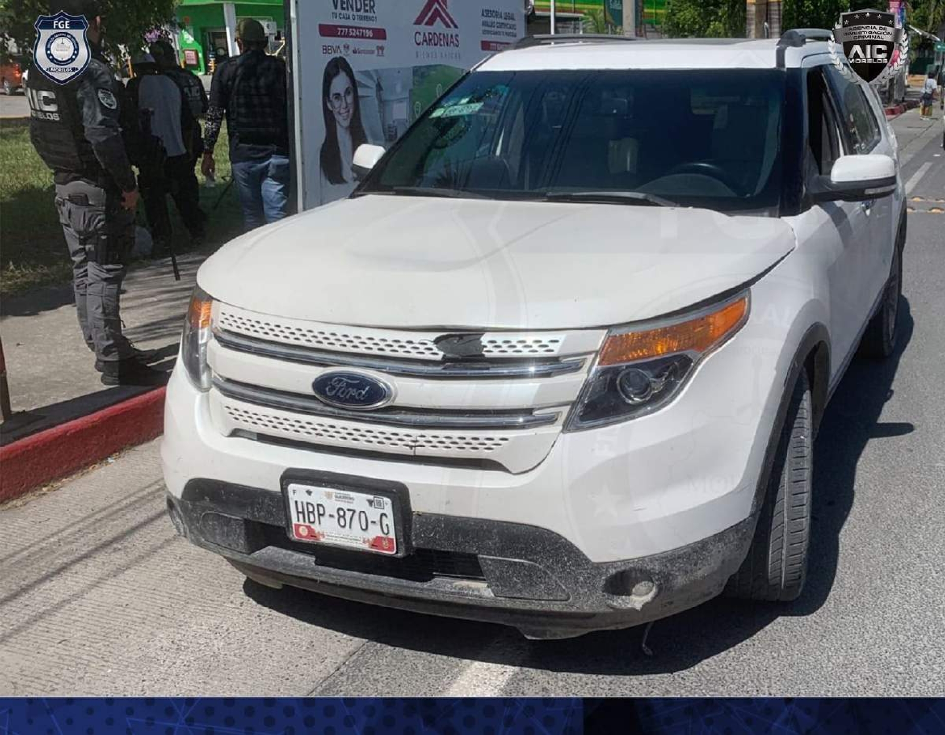 Lo descubrieron en poder de una camioneta robada