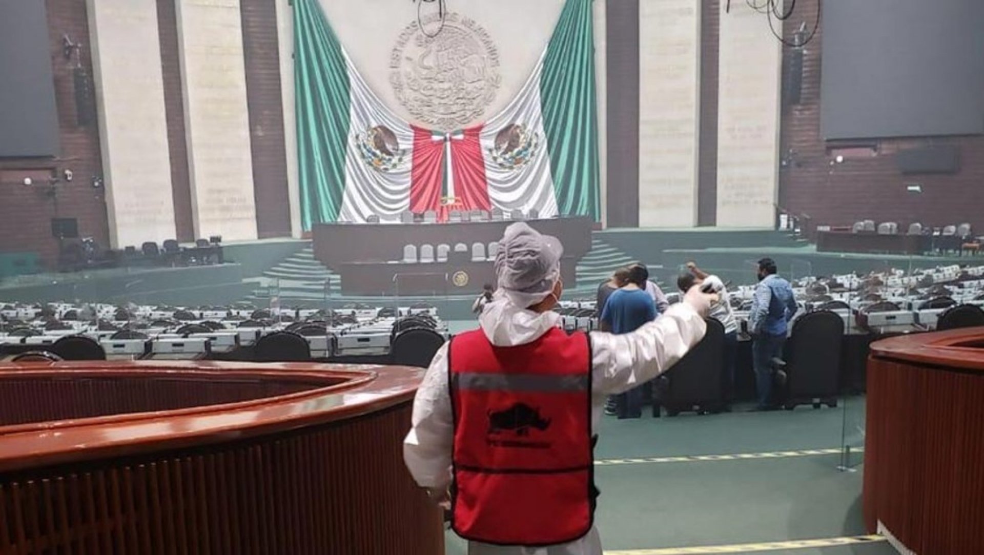 Modifican San Lázaro para entrega de segundo Informe de Gobierno de AMLO