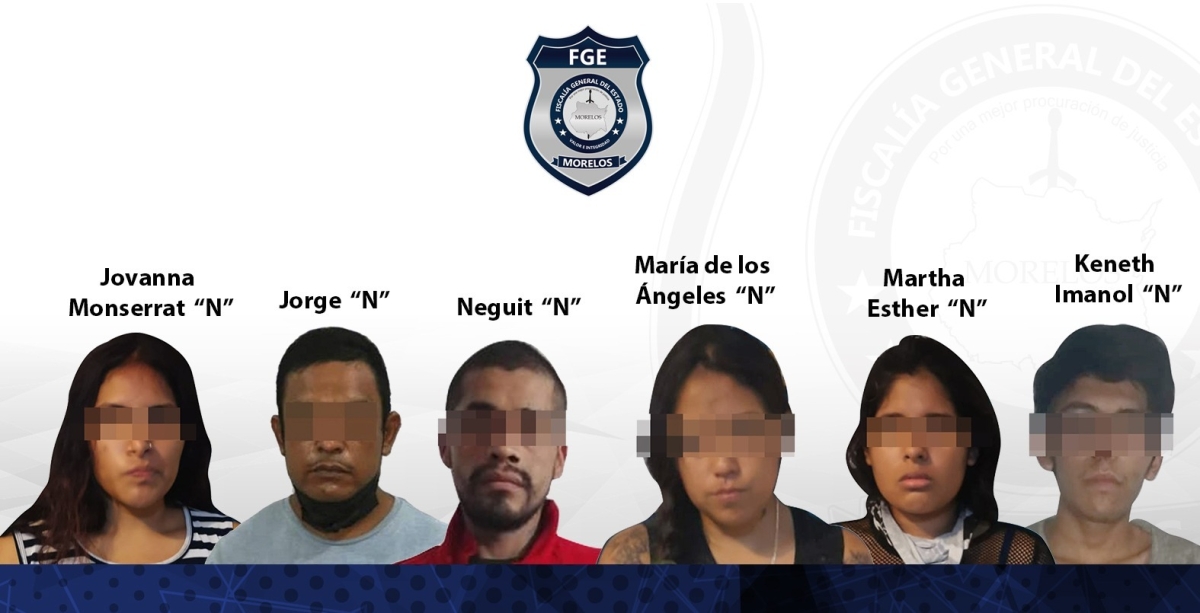 16 años de prisión a seis personas ligadas a 'El Señorón', por homicidio en Miacatlán