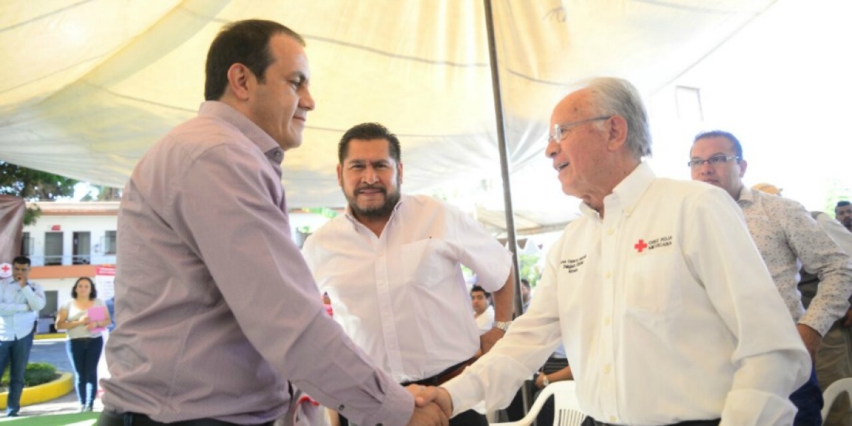 Inicia colecta de la Cruz Roja en el Ayuntamiento de Cuernavaca