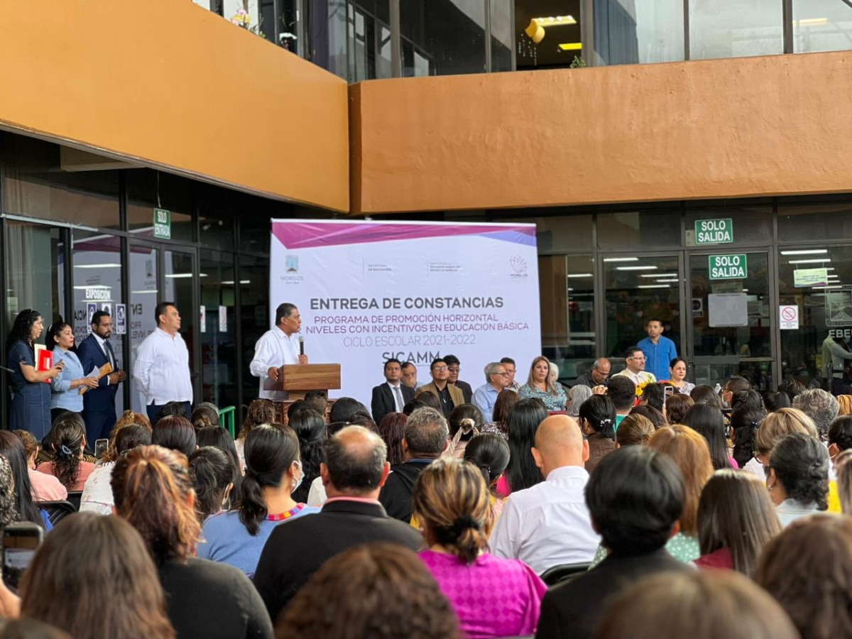 Entrega IEBEM incremento a docentes por promoción horizontal
