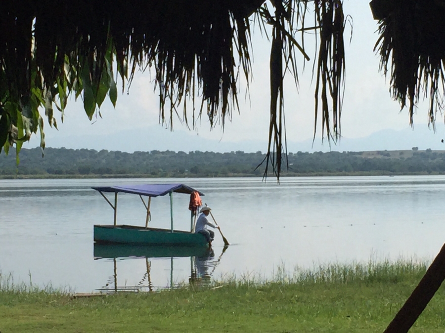 En la laguna de Coatetalco