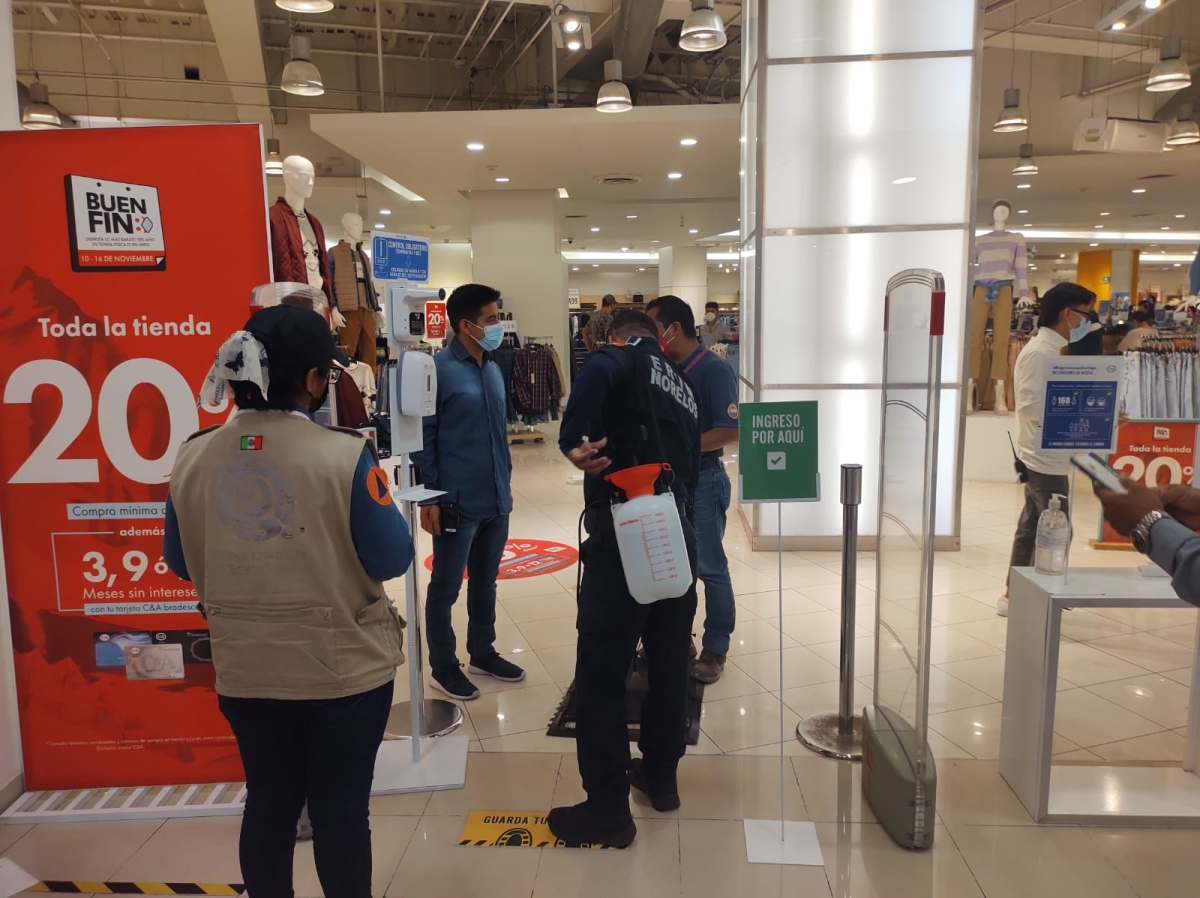 Acude 'Convoy, unidos por Morelos ante el covid-19' a plazas comerciales durante El Buen Fin