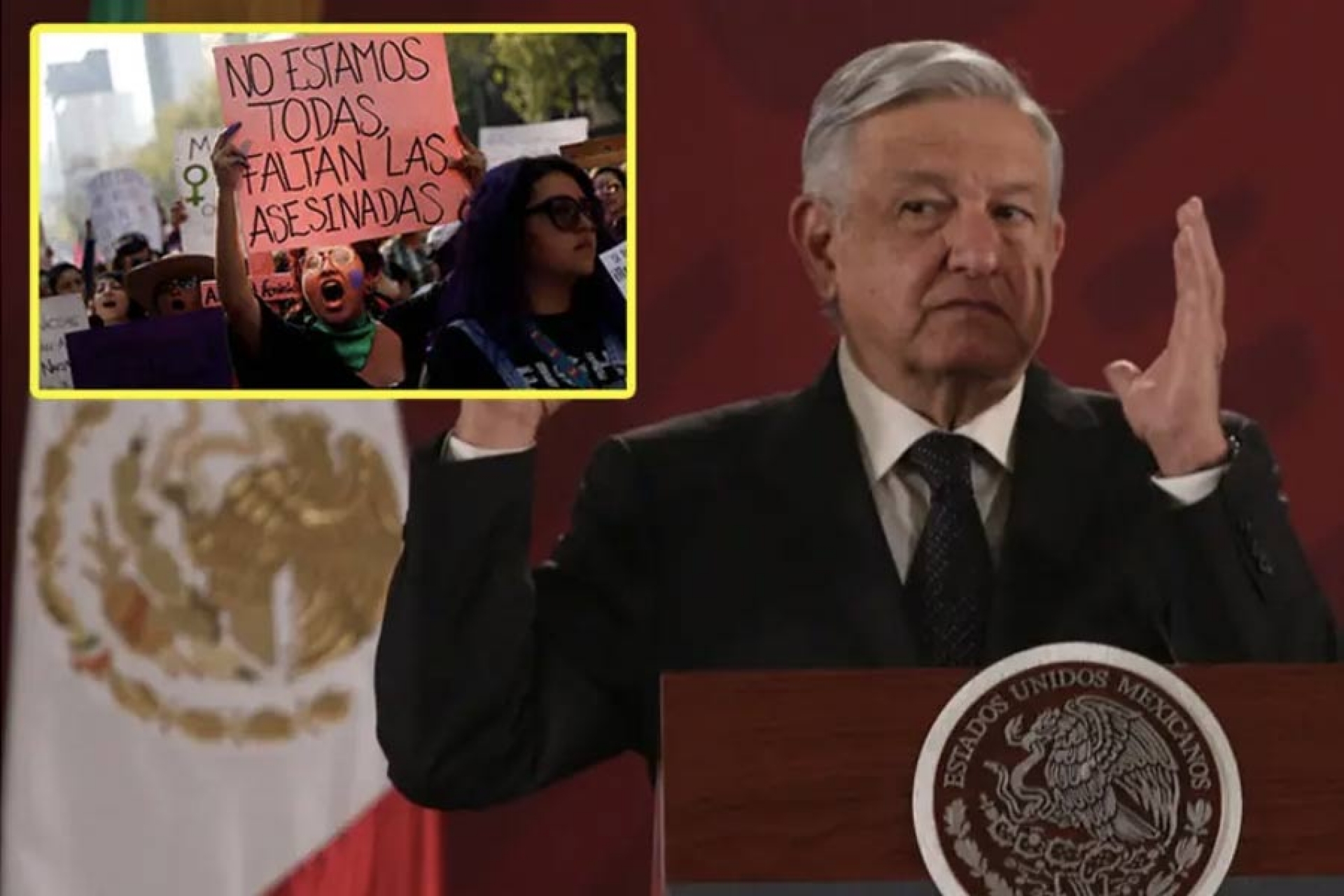 Violencia contra mujeres, es "fruto podrido": AMLO