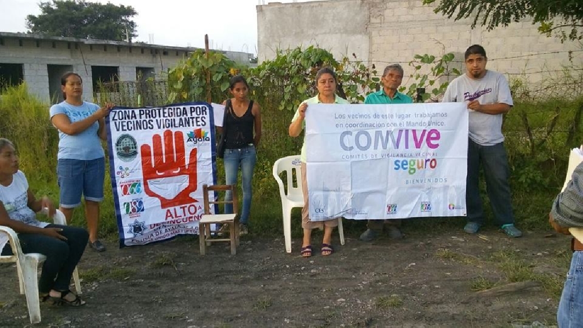 Se organizan vecinos en los Comités de Vigilancia Vecinal ante ola de inseguridad