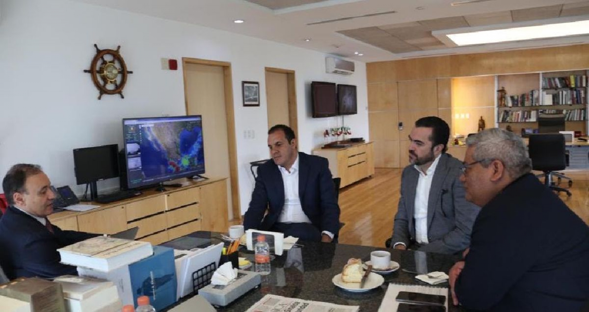 Cuauhtémoc Blanco y Alfonso Durazo fortalecen compromiso de lograr que Morelos sea más seguro