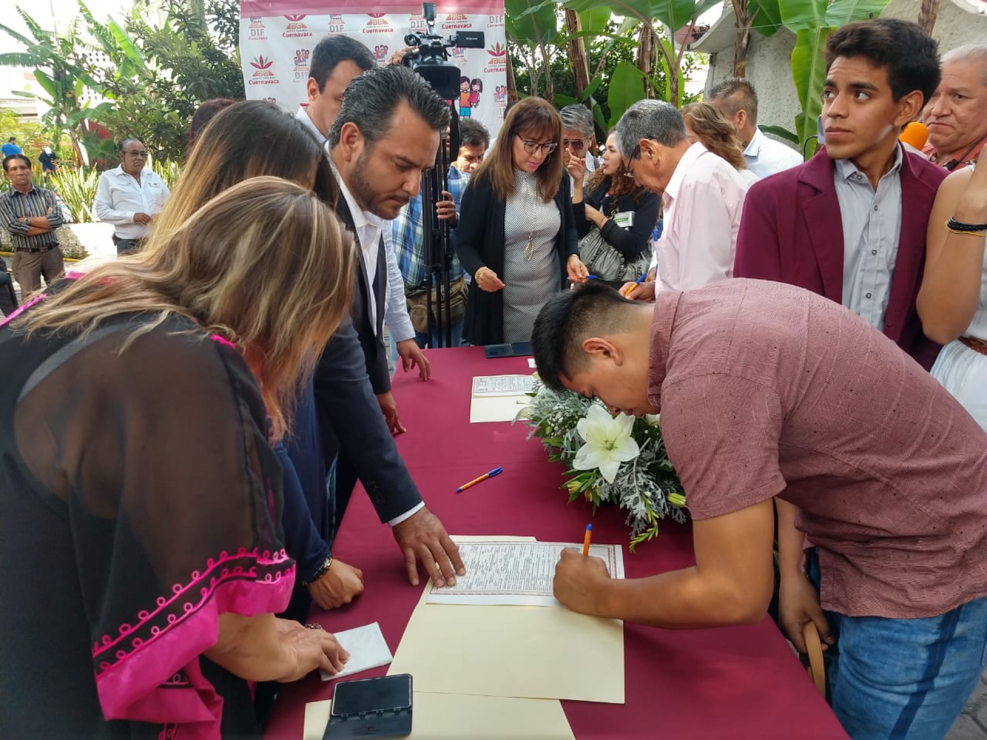 Efectúan ceremonia de parejas que fueron parte de la campaña de matrimonios 2019