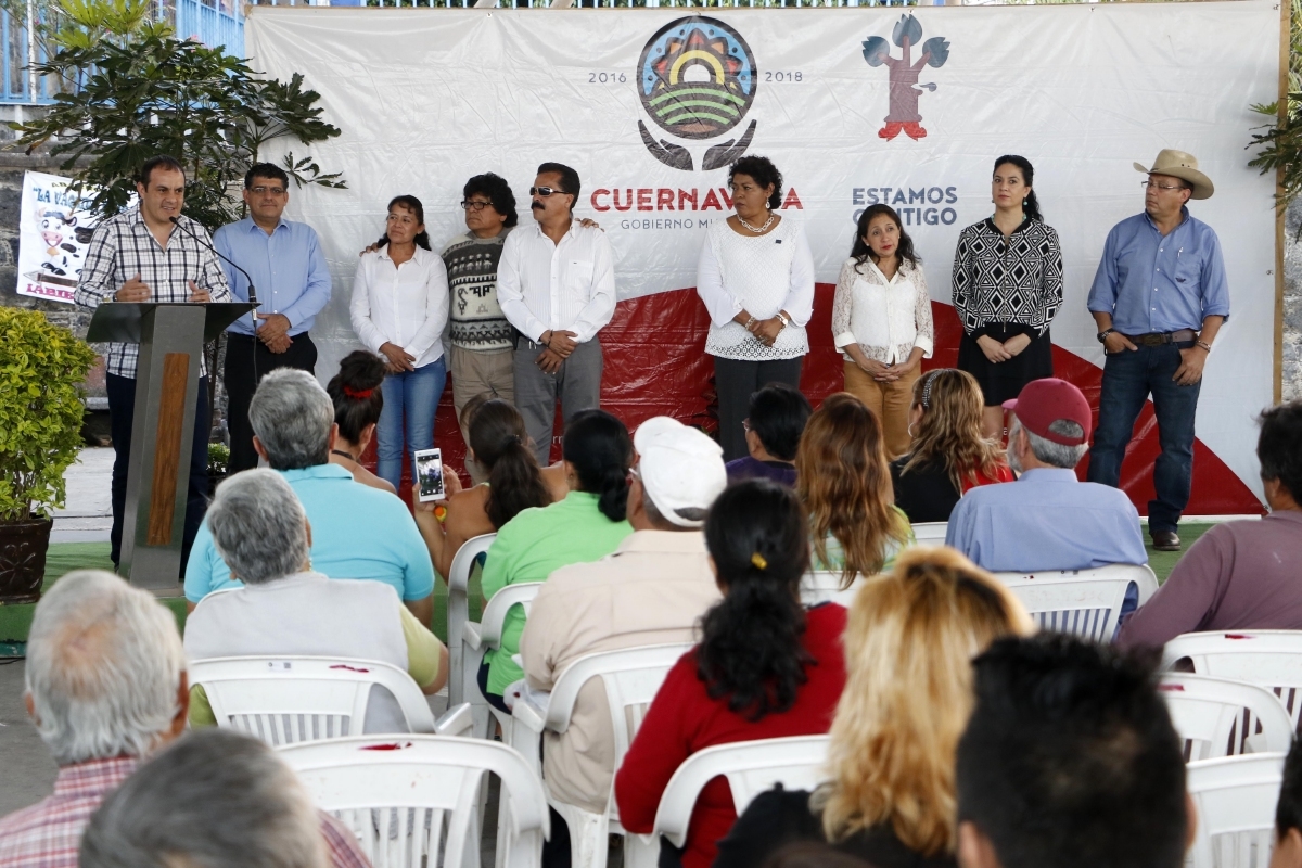Apoya pueblo de Tlaltenango administración de Cuauhtémoc Blanco