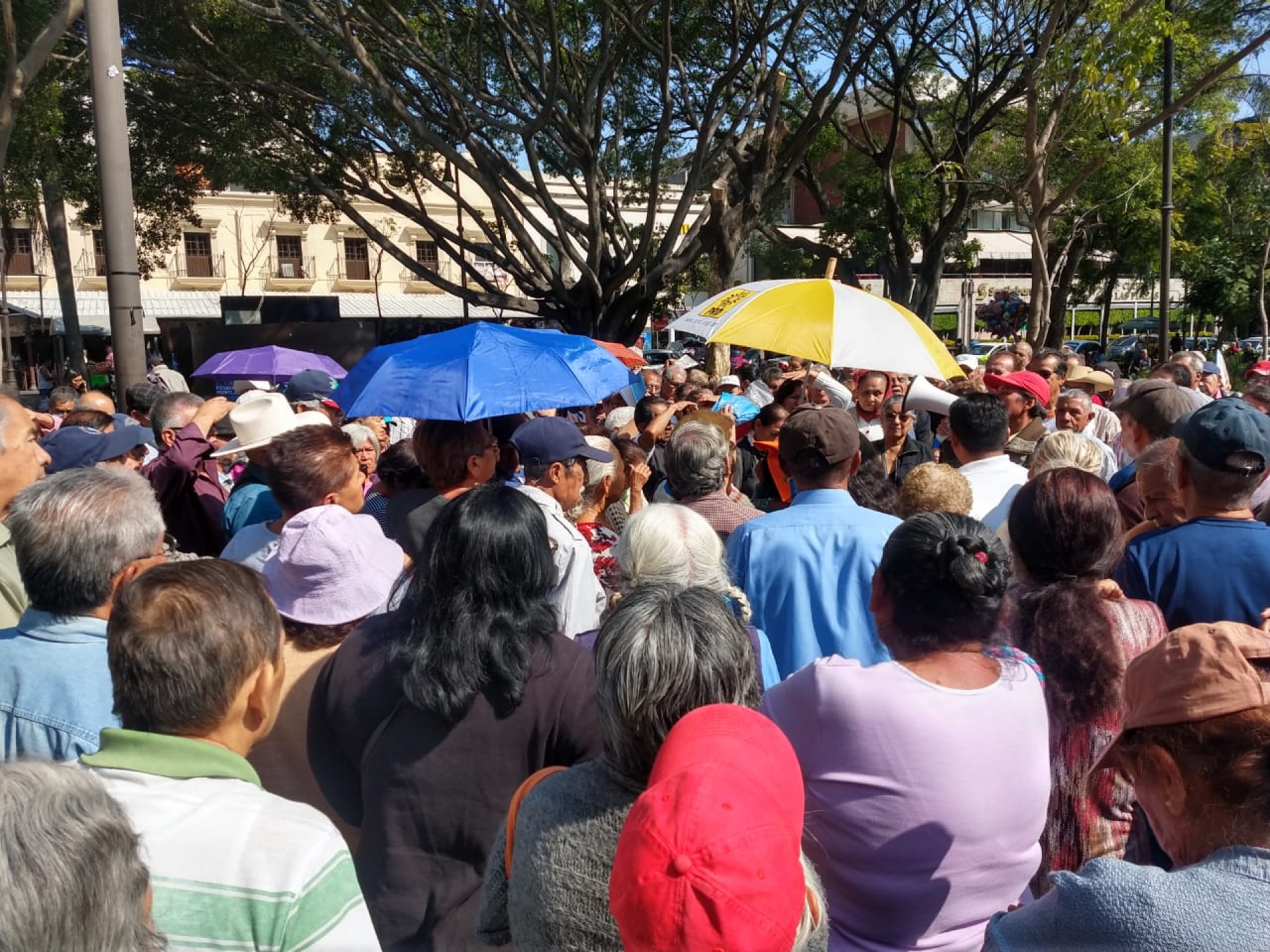 Se manifiesta Asociación Cívica Morelense en el zócalo de Cuernavaca