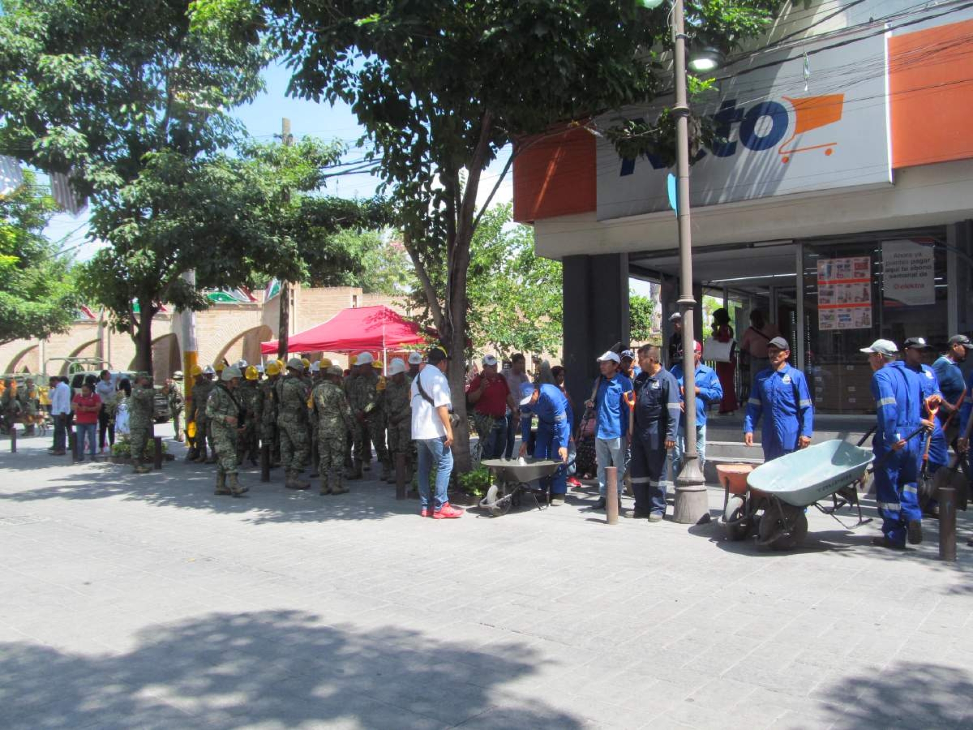 Municipios de la zona sur participan en Simulacro Nacional