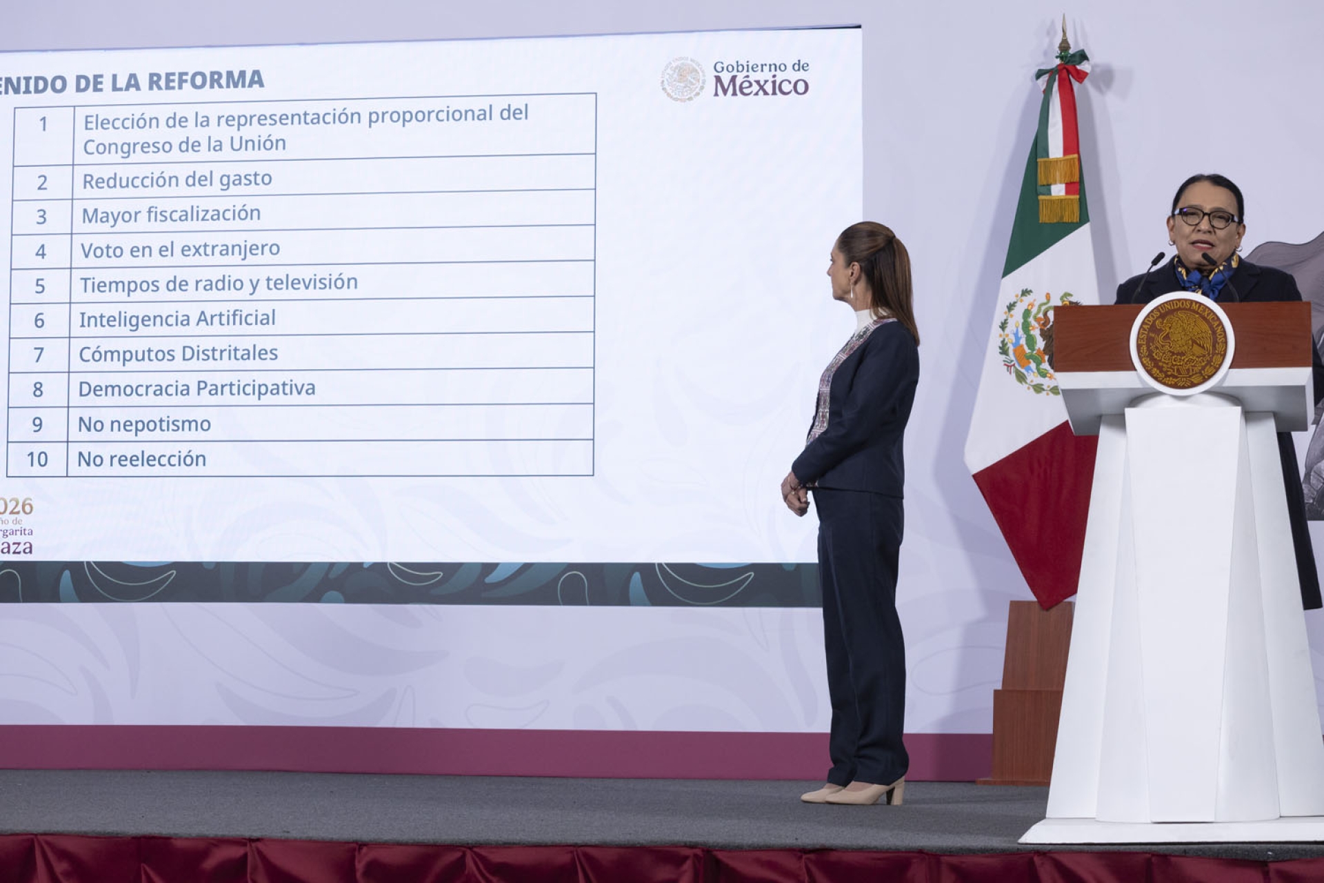 Sheinbaum plantea eliminar el PREP en reforma electoral