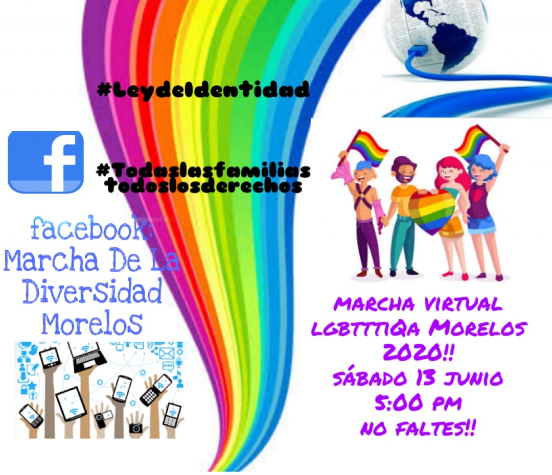 Cancelan 'Marcha de la Diversidad Morelos 2020'; preparan evento virtual, en junio