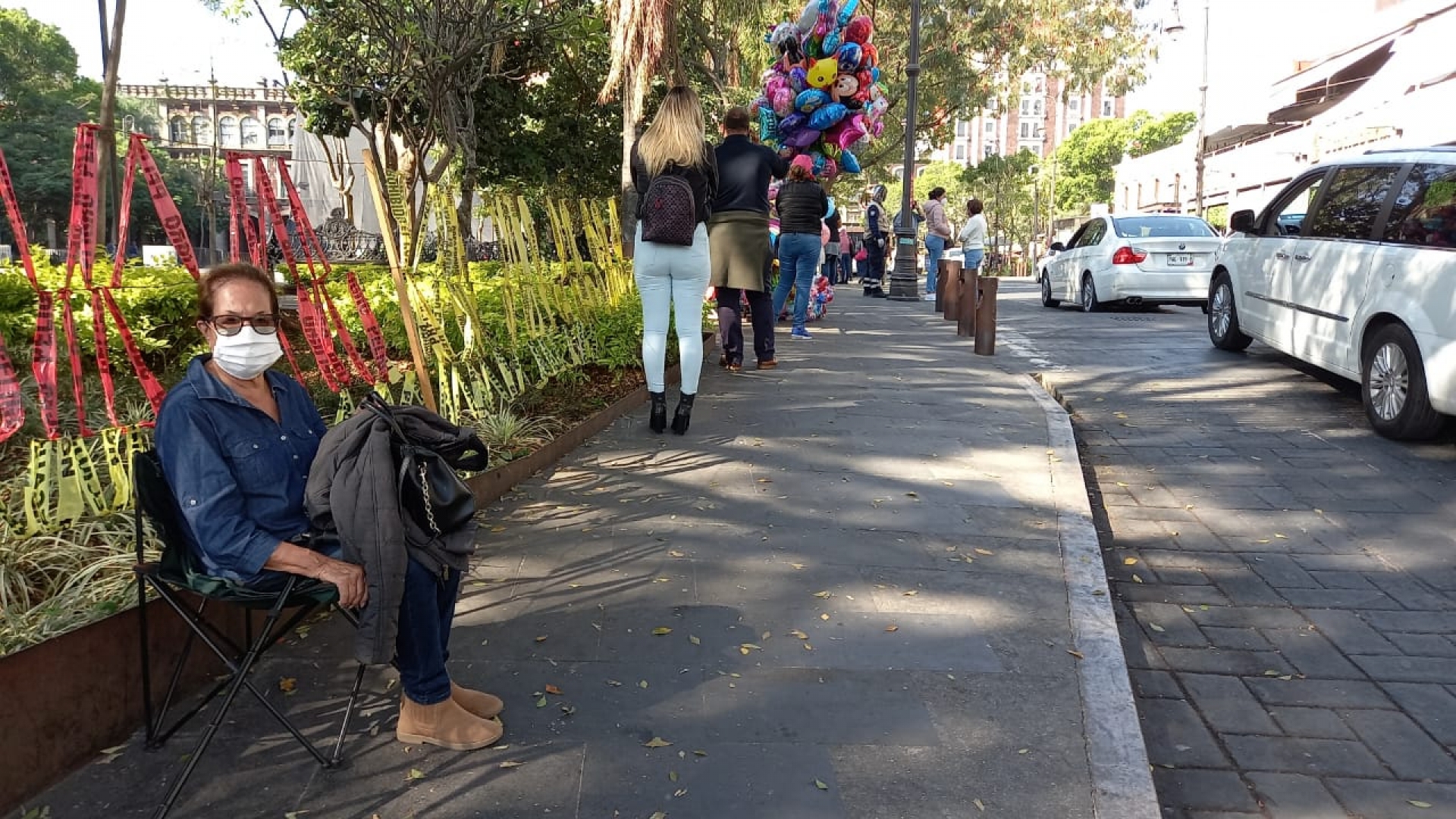 Acuden a módulos de aplicación de pruebas covid-19, en el centro de Cuernavaca