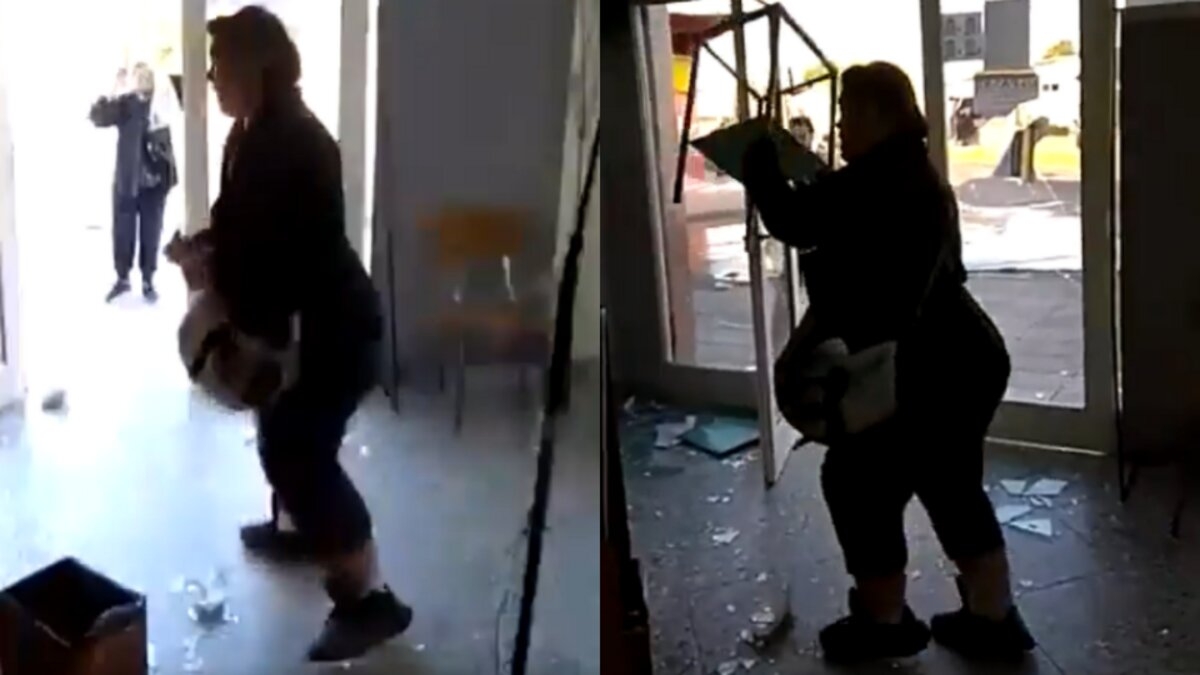 "Fílmame, fílmame": destroza oficina al no poder hacer un trámite