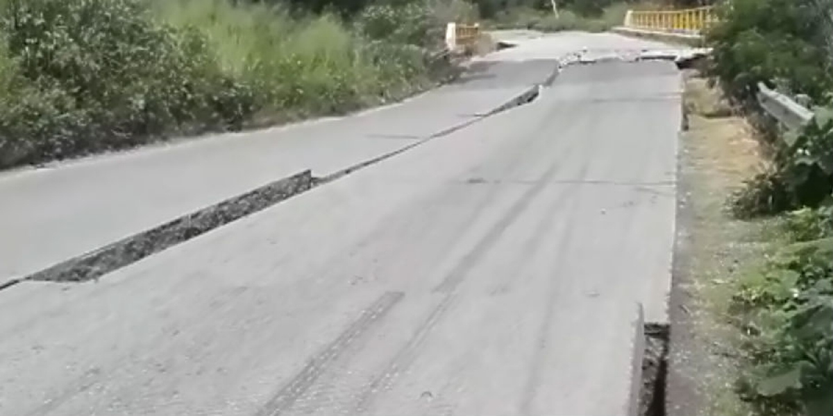 Se fractura puente en la carretera Yautepec-Tlaltizapán