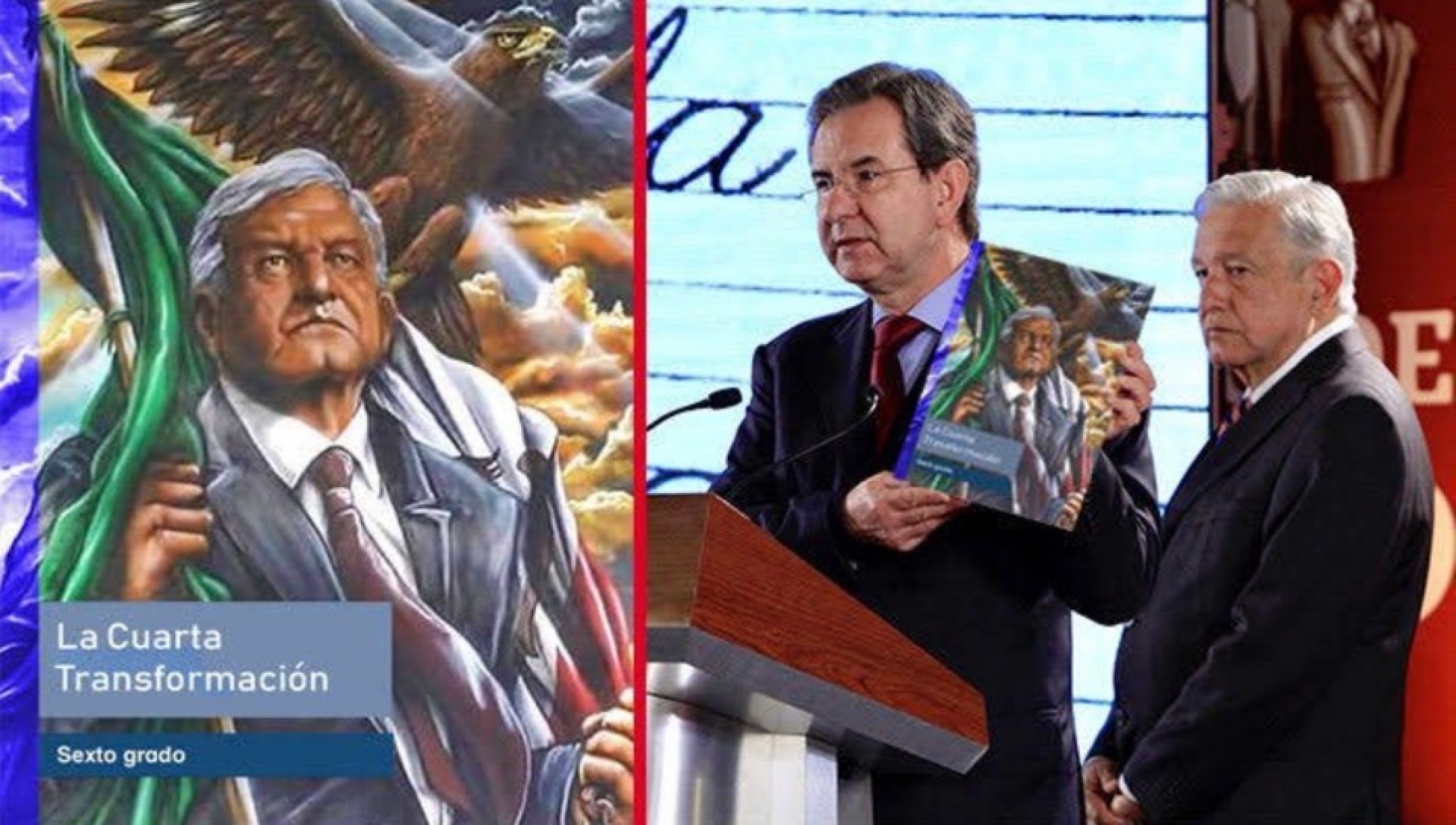 Opositores hacen el ridículo al difundir 'fake news' sobre AMLO y libros de texto