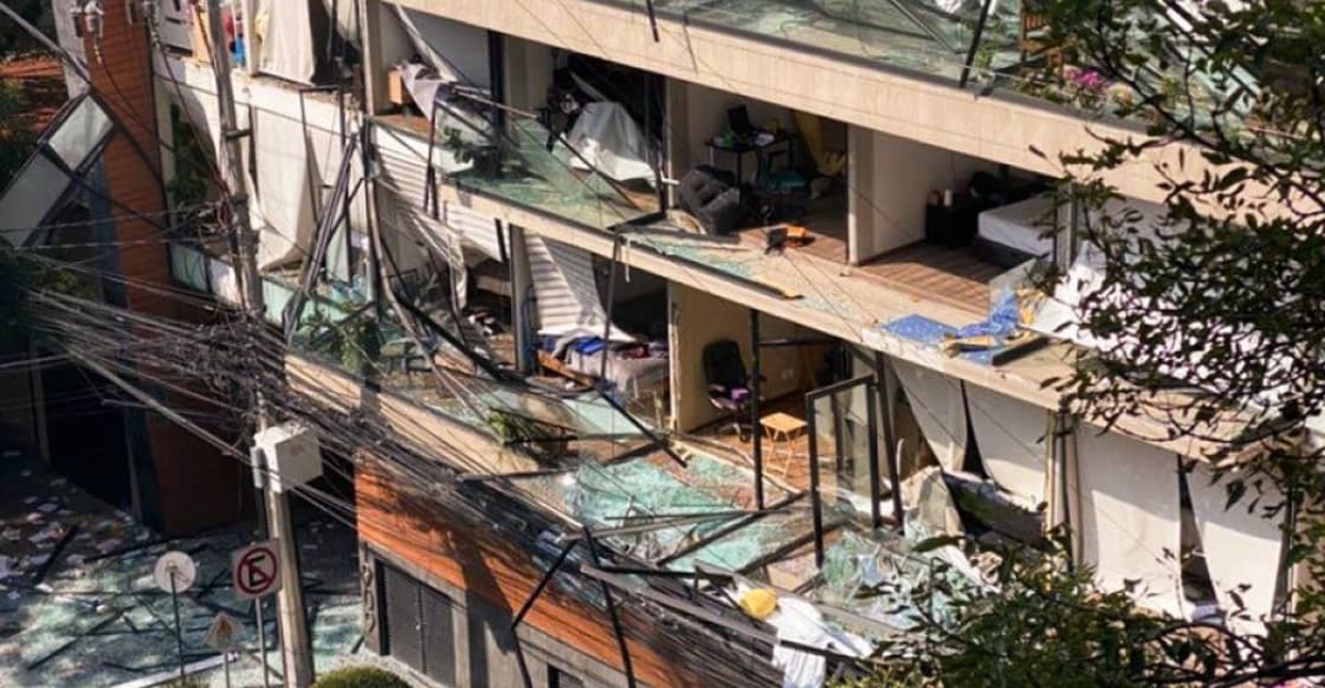 Explosión de gas deja 22 heridos en edificio de avenida Coyoacán