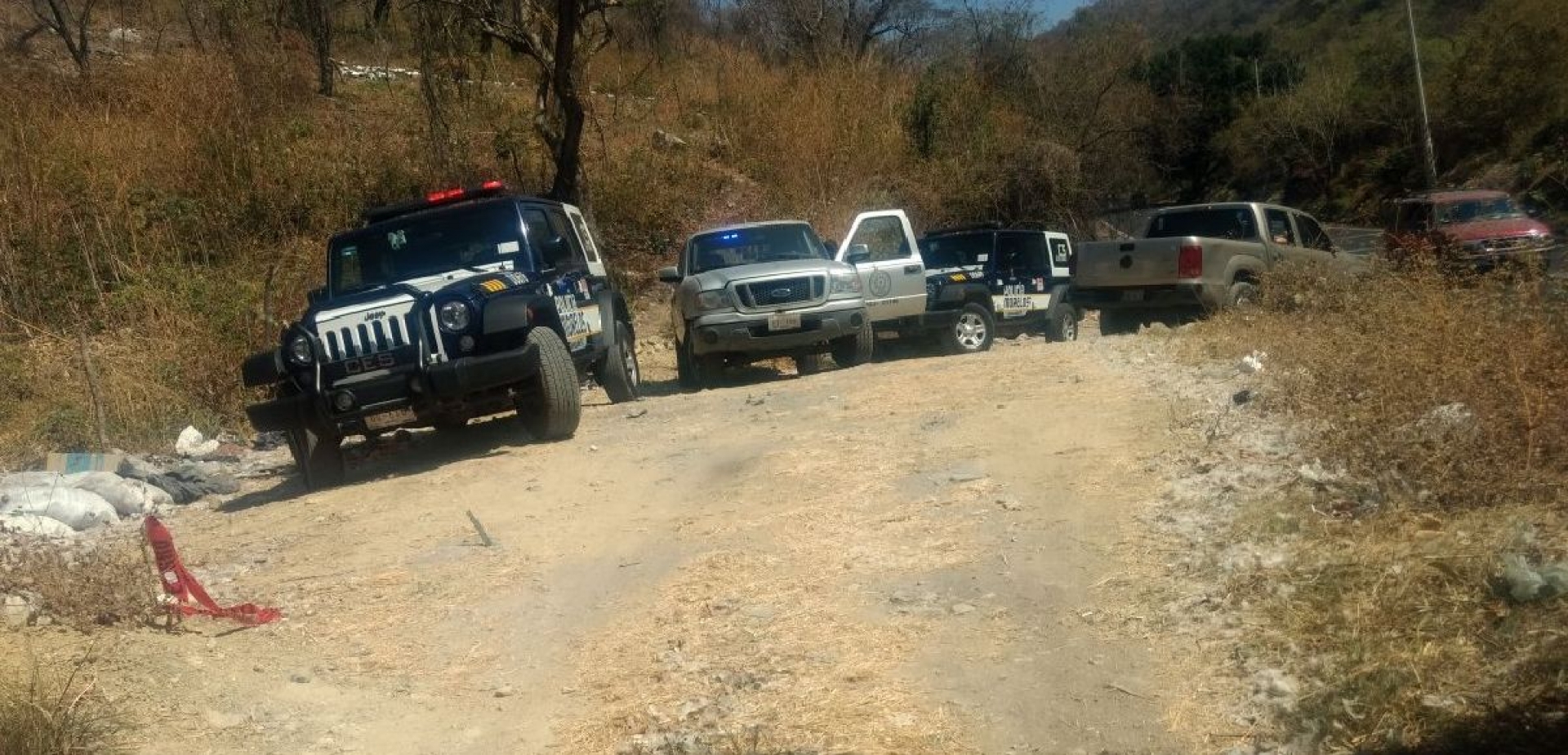 Abandonan un cadáver junto al “Cañón de Lobos”