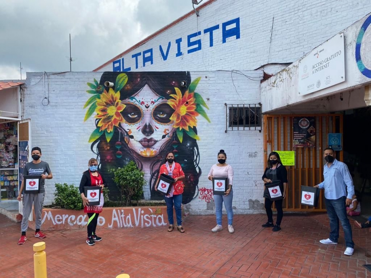 Mercado de Alta Vista se une a la iniciativa municipal 'Yo amo Cuernavaca limpia'