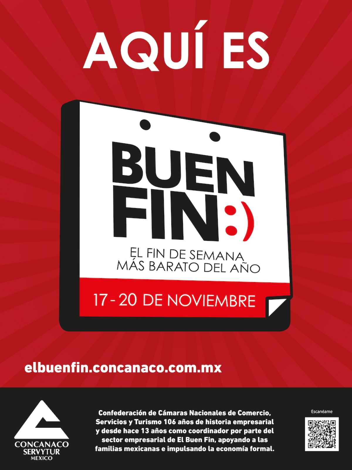 Abren portal para registrarse como participantes del 'Buen Fin'