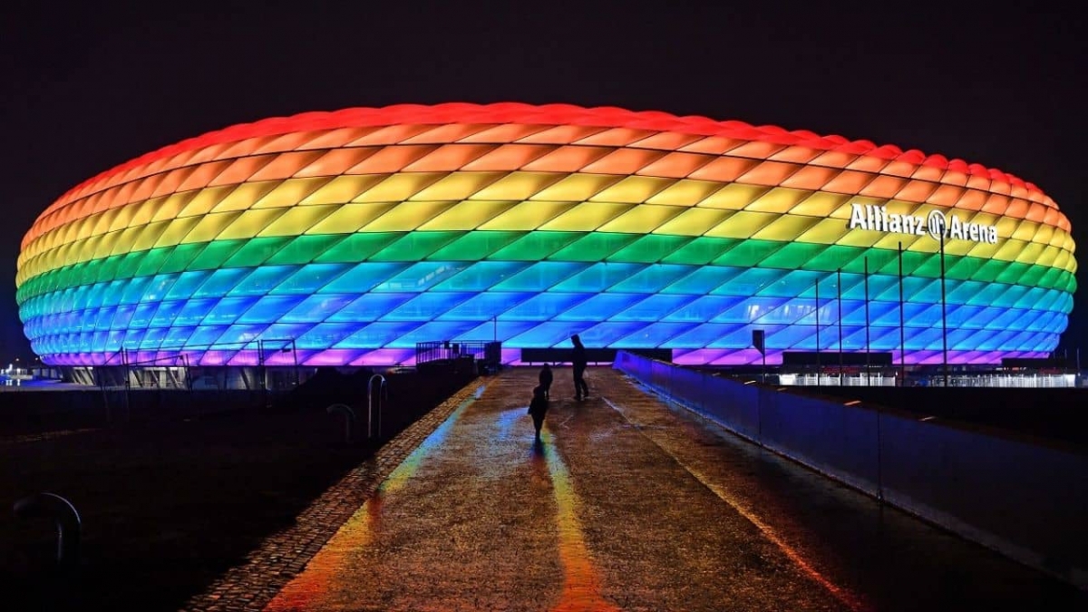 UEFA rechaza iluminación LGBTTTIQ+ del estadio de Múnich