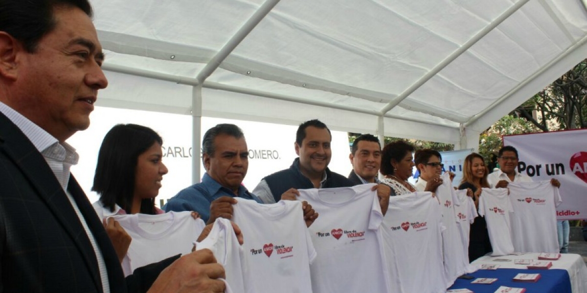 Anuncian diputados campaña "Por un amor libre de violencia"