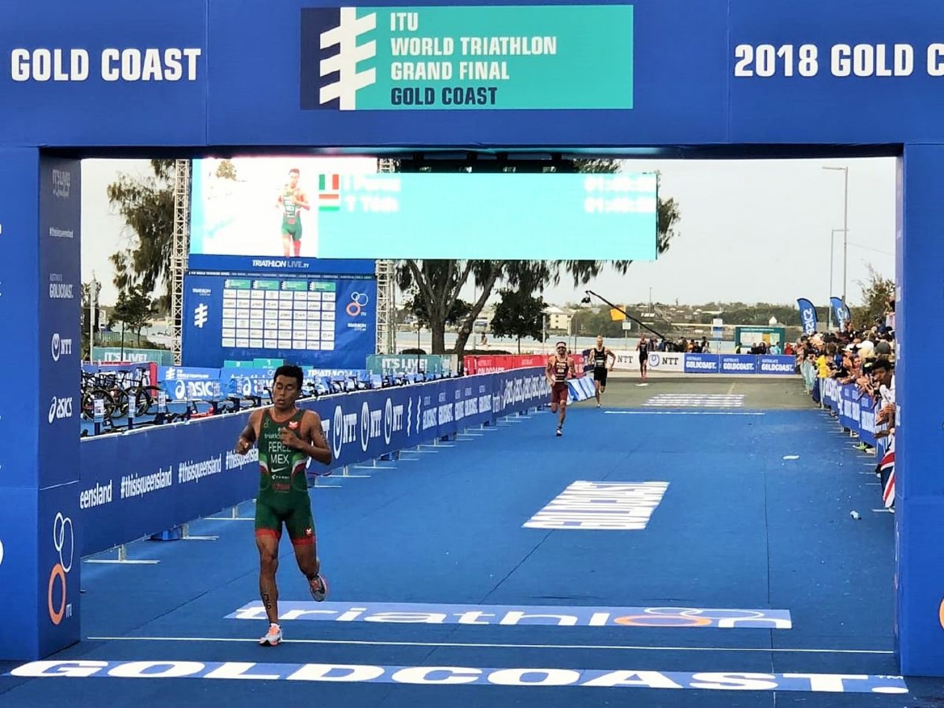 Irving Pérez, lejos de las medallas en el Mundial de Triatlón ITU 2018