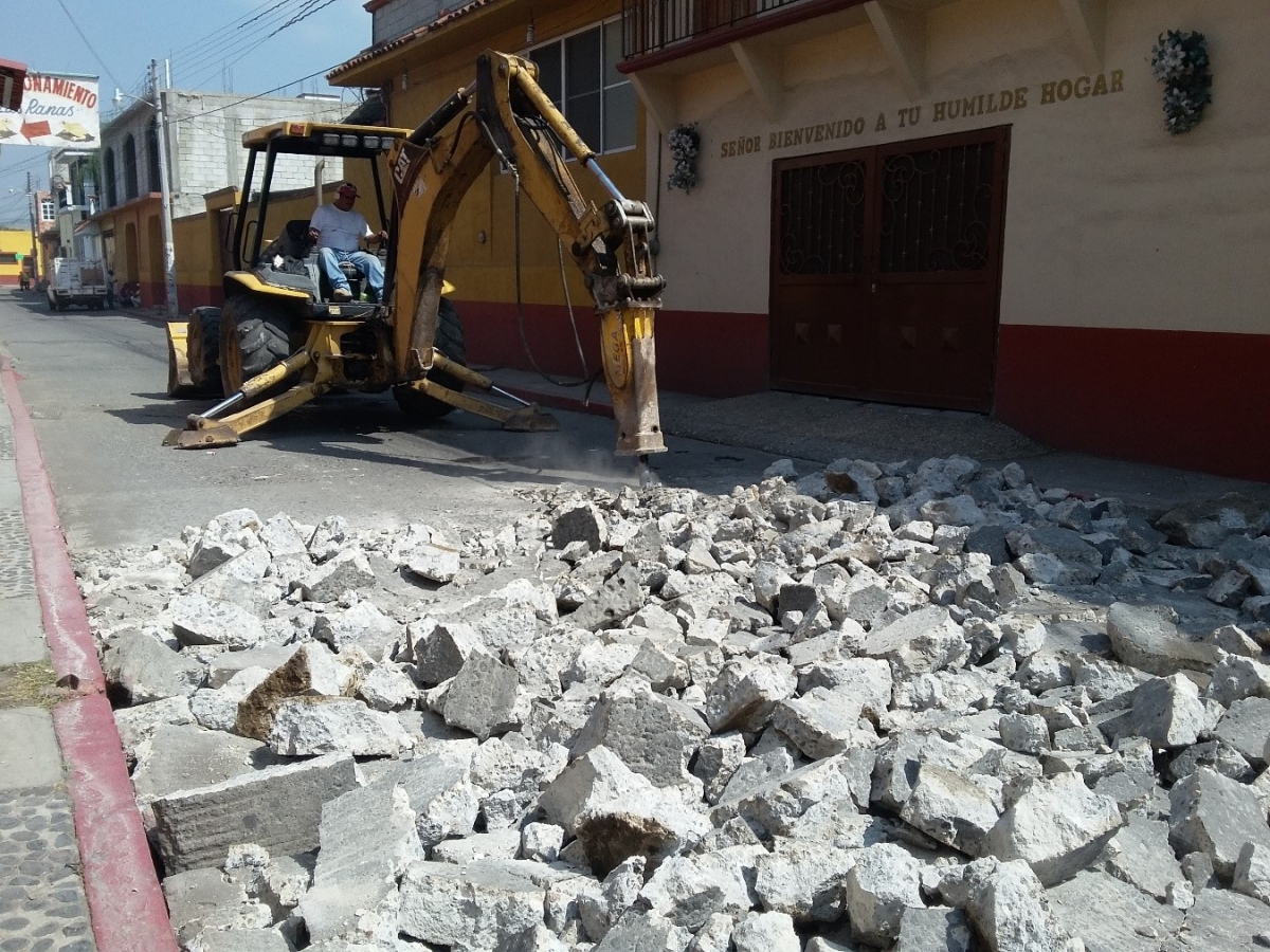 Inicia el proyecto de remodelación en las principales calles del Centro Histórico de Yecapixtla