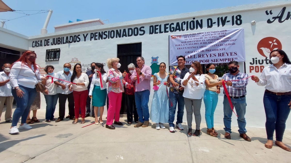 Inaugura alcalde de Jiutepec 'Casa municipal del maestro jubilado'