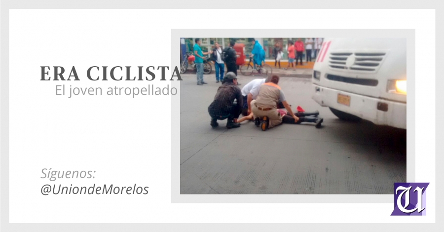 Un ciclista fue arrollado por una Ruta 11 en Jiutepec