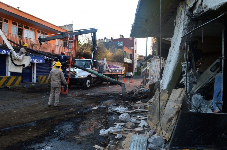 Tráiler causó destrozos en la Carolina