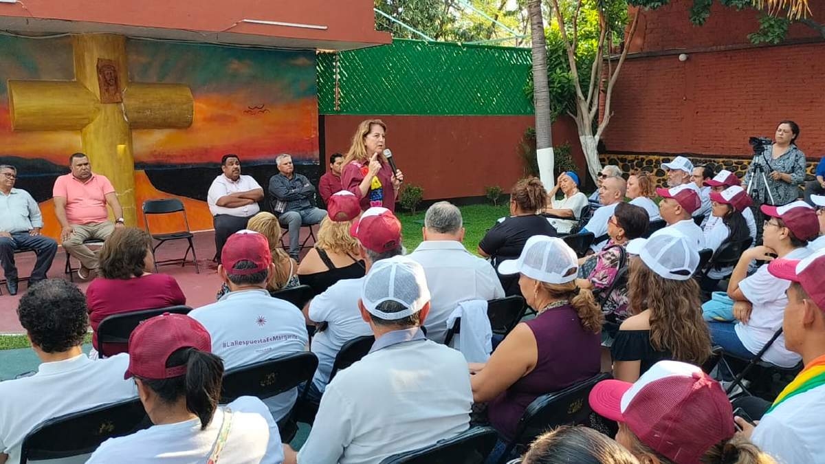 Toman protesta comités seccionales “Sembrando Margaritas” en Cuautla