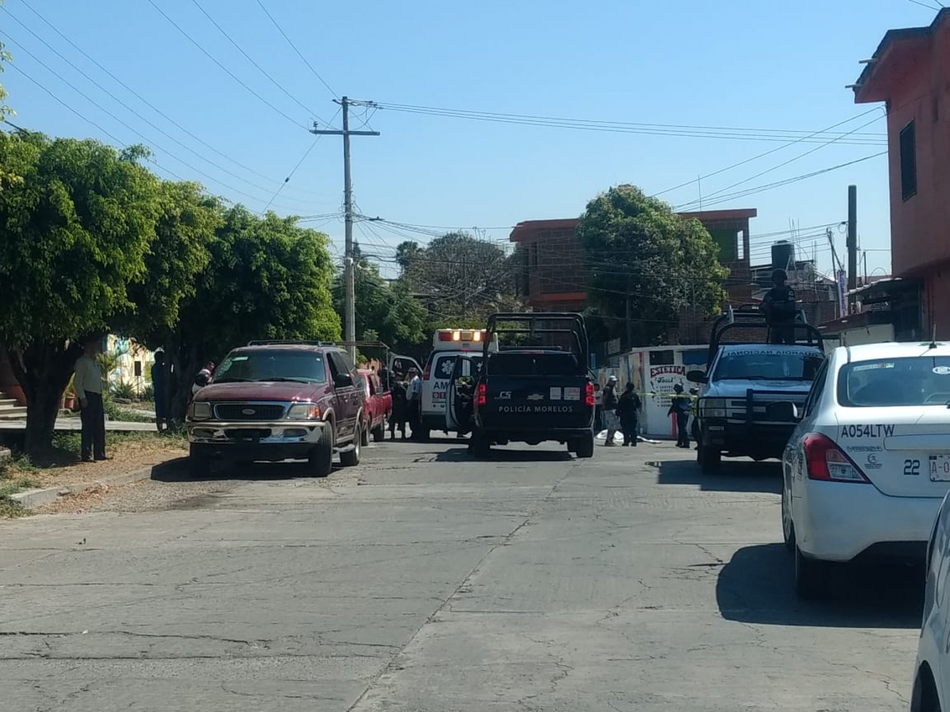Disparan contra dos hombres en Atlacomulco, en Jiutepec; uno falleció