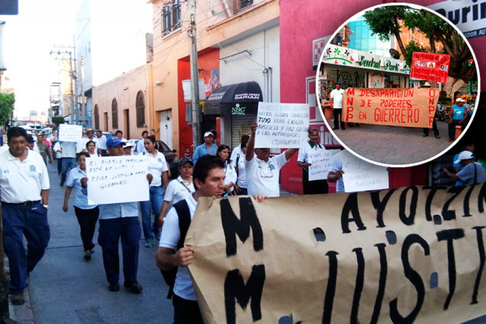 Marchan en Jojutla por caso Ayotzinapa